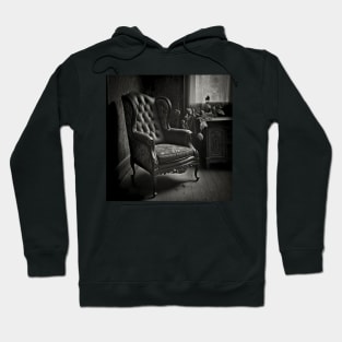 Life in Black and White Chair Hoodie